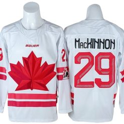 Nathan MacKinnon Jersey #29 Winter Olympics Team Canada 2026 Stitched by Hockey David