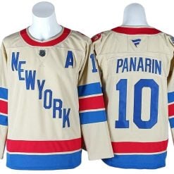 New York Rangers #10 Artemi Panarin Beige 2026 NHL Winter Classic Jersey by Hockey David