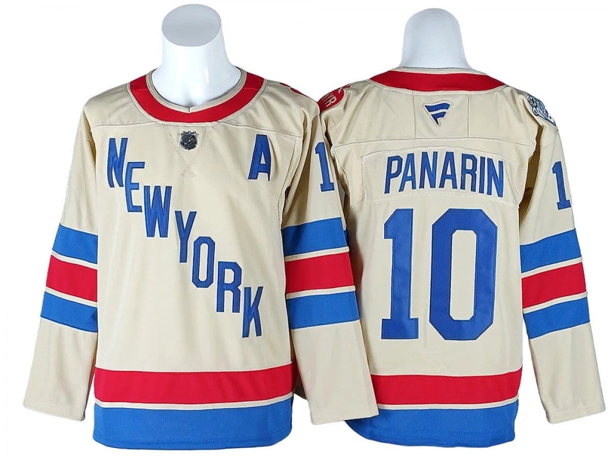 New York Rangers #10 Artemi Panarin Beige 2026 NHL Winter Classic Jersey by Hockey David