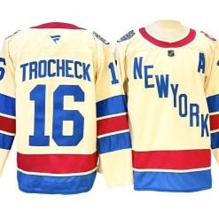 New York Rangers #16 Vincent Trocheck Beige 2026 NHL Winter Classic Jersey by Hockey David