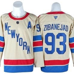 New York Rangers #93 Mika Zibanejad Beige 2026 NHL Winter Classic Jersey by Hockey David