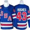 Quinn Hughes Jersey #43 Winter Olympics Team USA 2026 Hockey Stitched by Hockey David