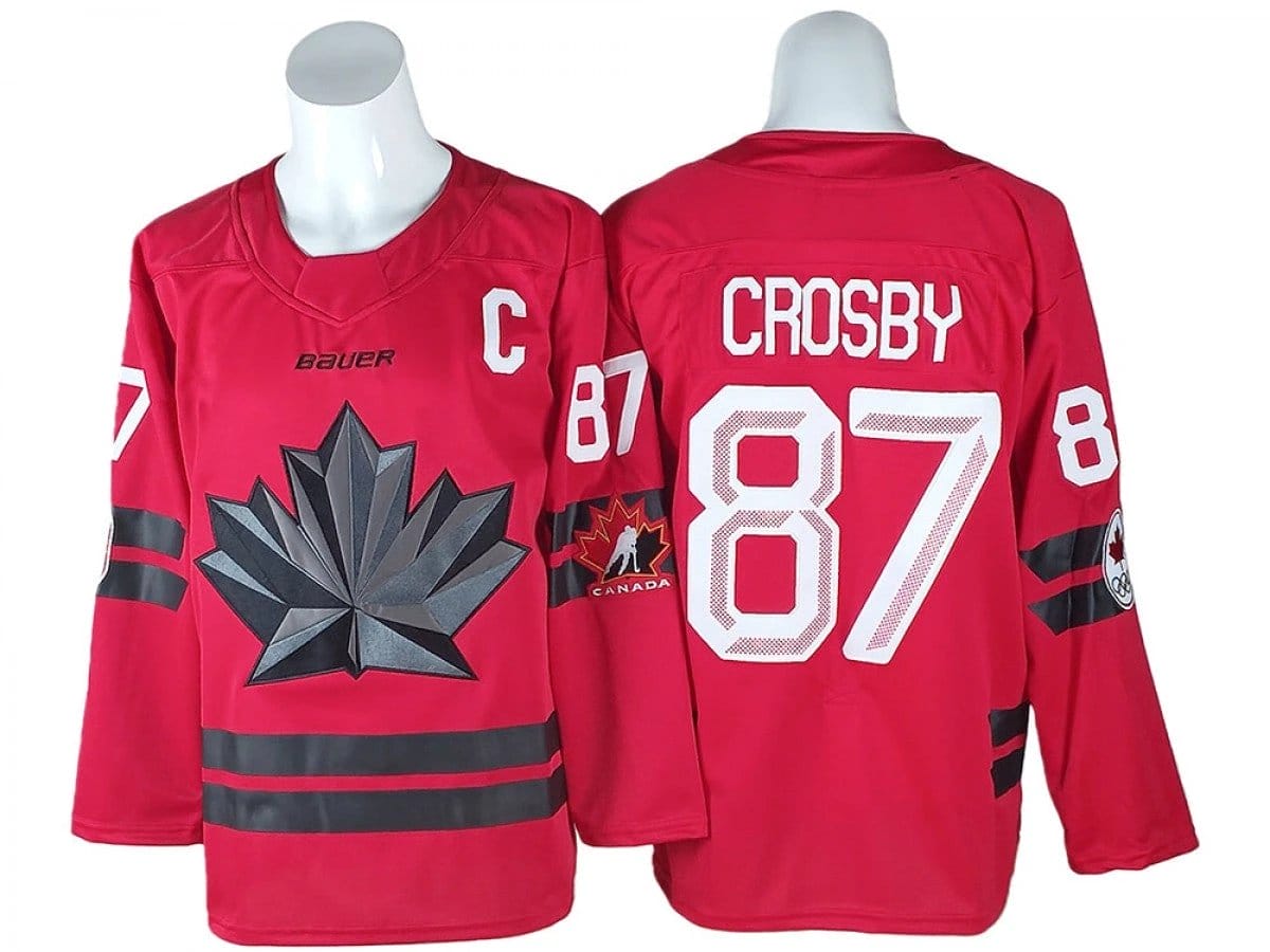 Sidney Crosby Jersey #87 Winter Olympics Team Canada 2026 Hockey Stitched by Hockey David