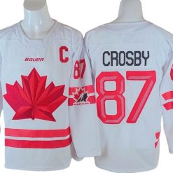 Sidney Crosby Jersey #87 Winter Olympics Team Canada 2026 Hockey Stitched by Hockey David