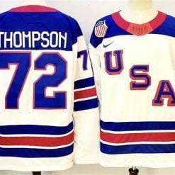 Tage Thompson Jersey #72 Team USA Hockey 2025-2026 Premium All Stitched by Hockey David