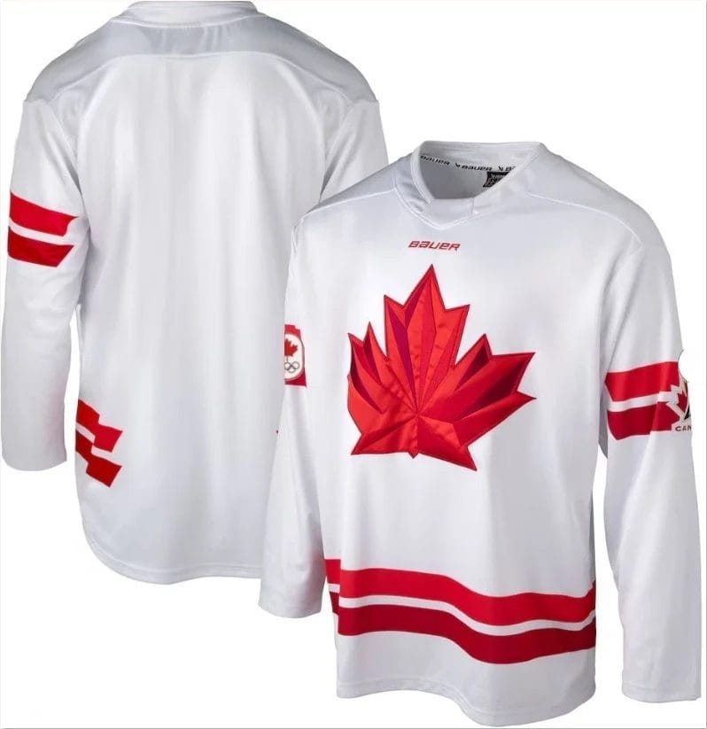 Team Canada Milan Winter Olympics 2026 Jersey White STITCHED by Hockey David