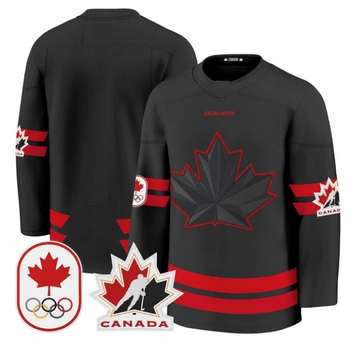 Team Jersey Blank Canada Olympic 2026 Premium Hockey All Stitched by Hockey David