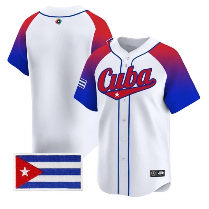 Team Jersey Blank Team Cuba 2026 World Baseball Classic Stitched by My Store
