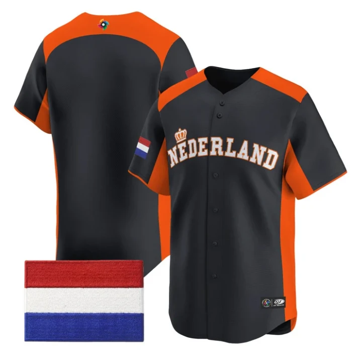 Team Jersey Blank Team Netherlands 2026 World Baseball Classic Stitched by My Store