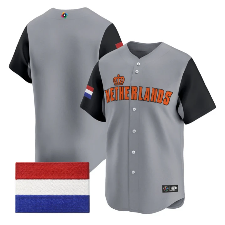 Team Jersey Blank Team Netherlands 2026 World Baseball Classic Stitched by My Store