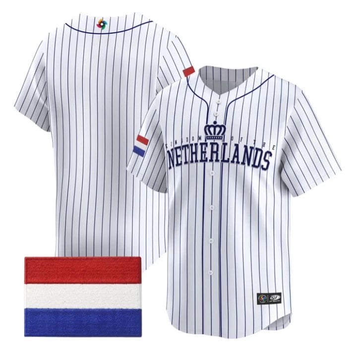 Team Jersey Blank Team Netherlands 2026 World Baseball Classic Stitched by My Store