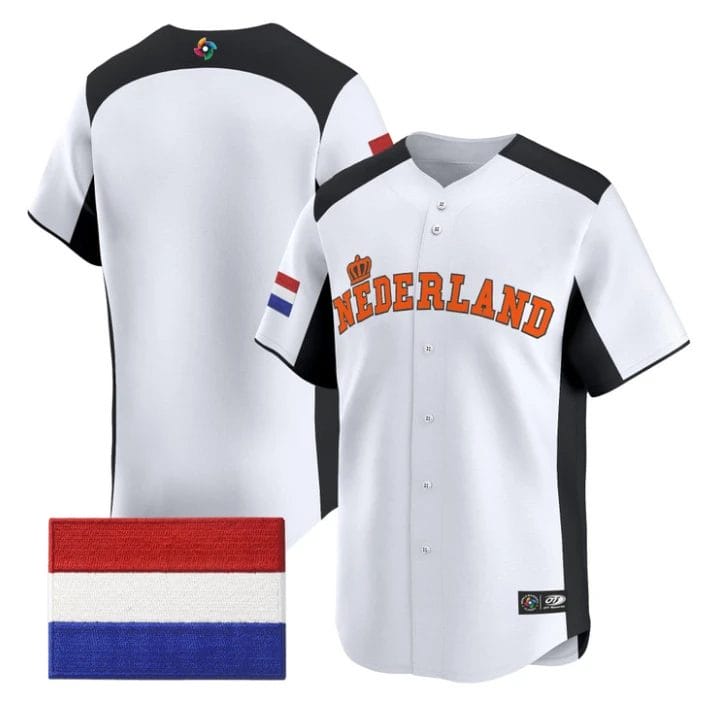 Team Jersey Blank Team Netherlands 2026 World Baseball Classic Stitched by My Store