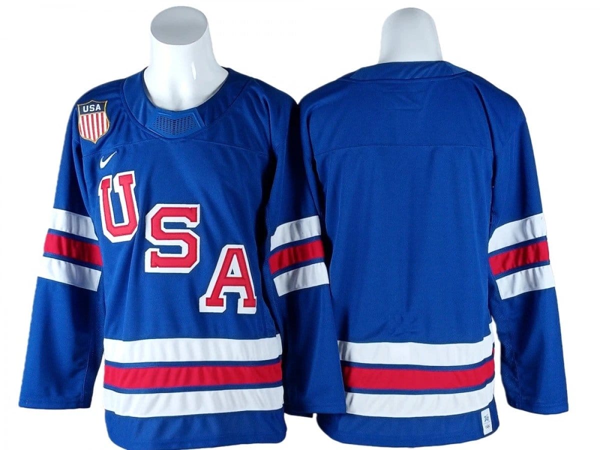 Team Jersey Blank Winter Olympics Team USA 2026 Hockey Stitched by Hockey David