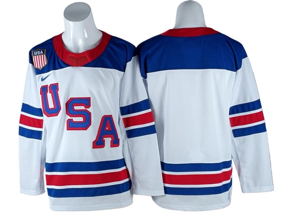 Team Jersey Blank Winter Olympics Team USA 2026 Hockey Stitched by Hockey David
