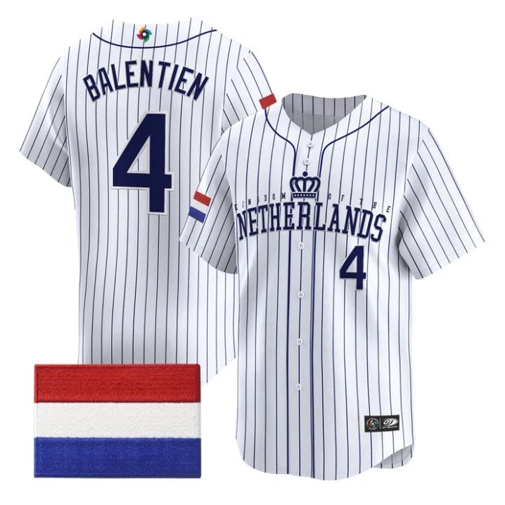 Wladimir Balentien Jersey #4 Team Netherlands 2026 World Baseball by My Store