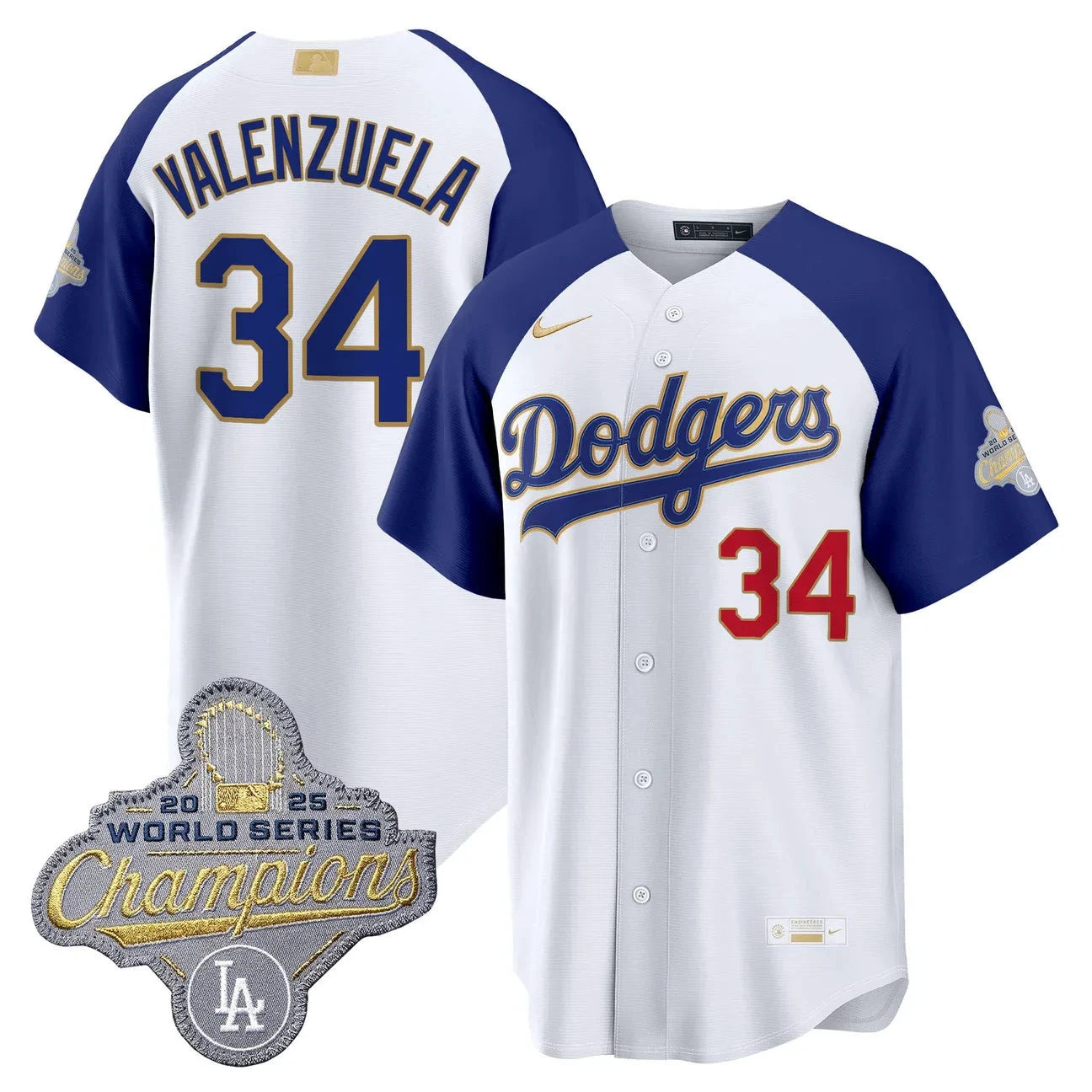LAD 2026 Gold Collection Stadium Jersey - All Stitched by Los Angeles Dodgers