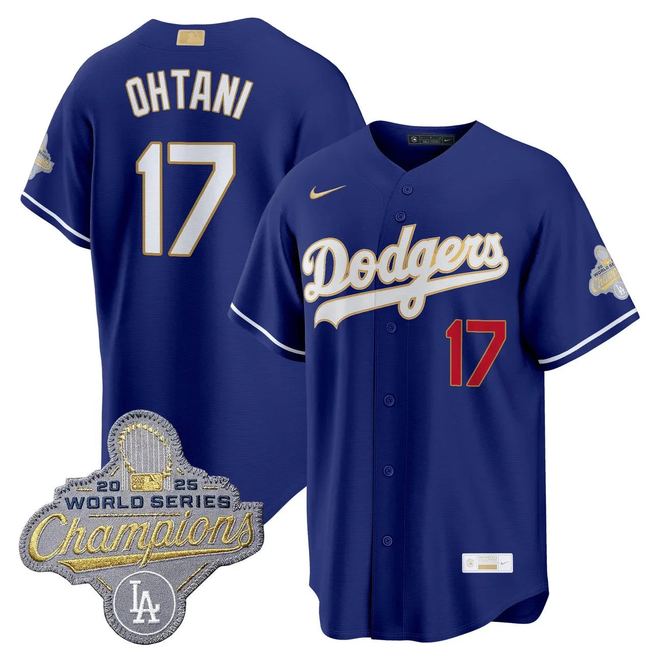 LAD 2026 Gold Collection Stadium Jersey - All Stitched by Los Angeles Dodgers