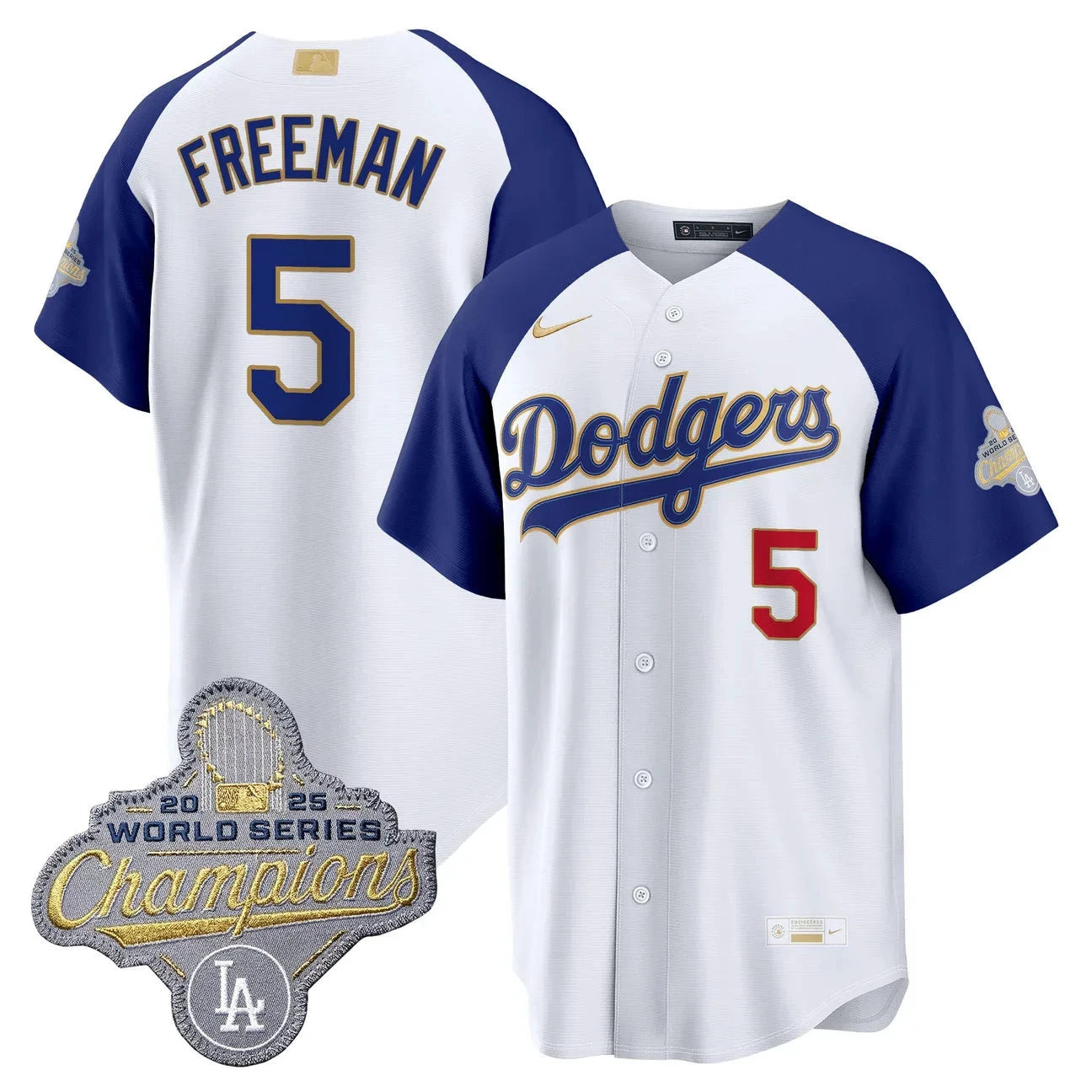 LAD 2026 Gold Collection Stadium Jersey - All Stitched by Los Angeles Dodgers