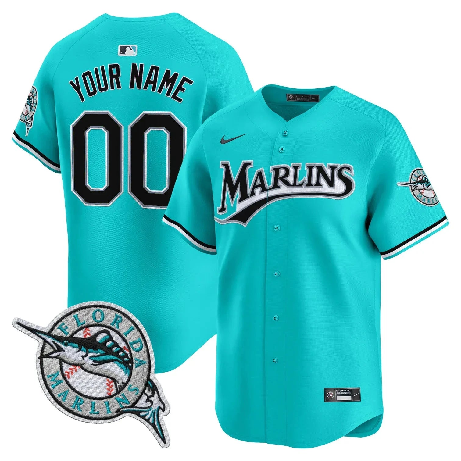 MIA 2026 Vapor Premier Limited Custom Jersey - All Stitched by Miami Marlins