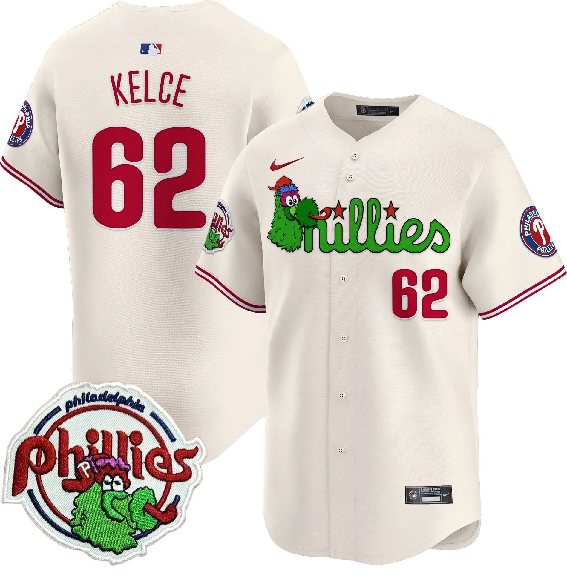 PP Phanatic Patch Vapor Premier Limited Jersey V3 - All Stitched by Philadelphia Phillies