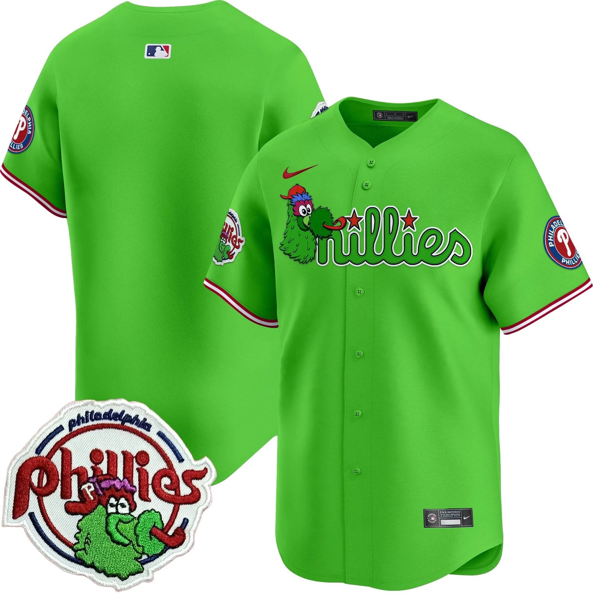 PP Phanatic Patch Vapor Premier Limited Jersey V3 - All Stitched by Philadelphia Phillies