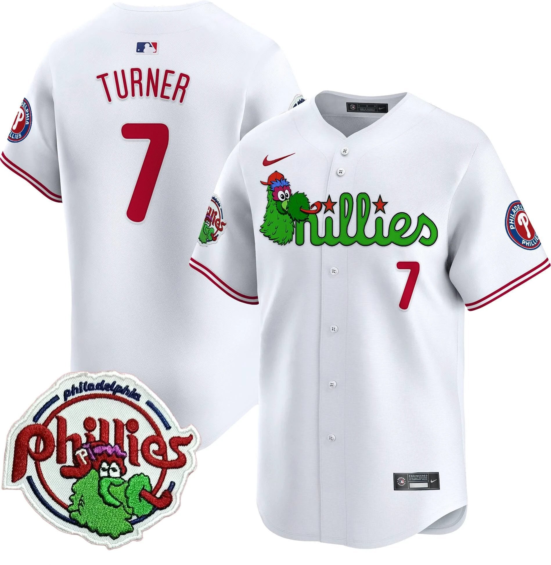 PP Phanatic Patch Vapor Premier Limited Jersey V3 - All Stitched by Philadelphia Phillies