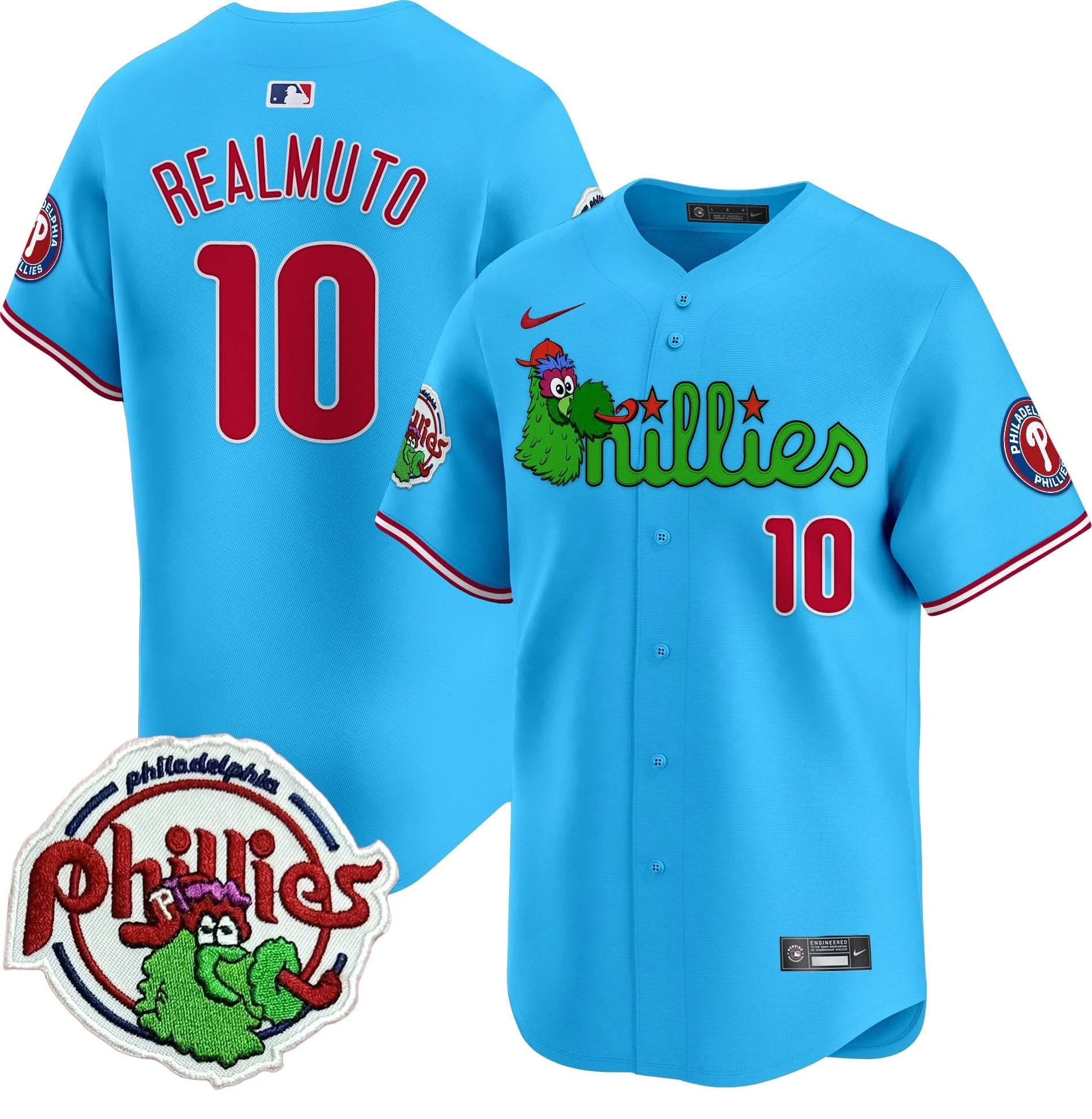 PP Phanatic Patch Vapor Premier Limited Jersey V3 - All Stitched by Philadelphia Phillies
