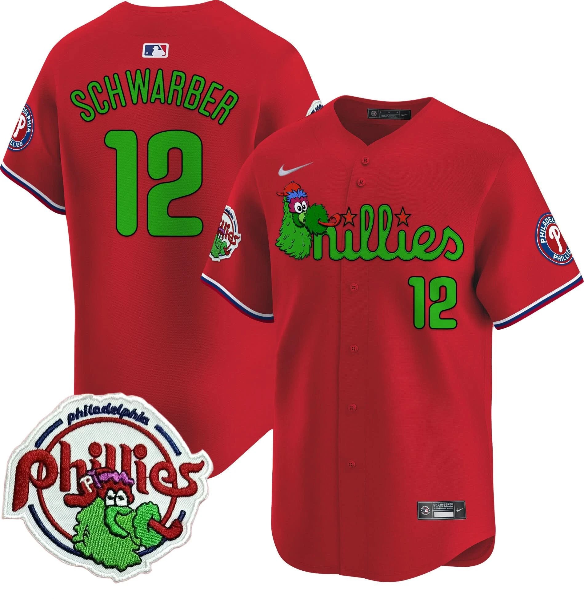 PP Phanatic Patch Vapor Premier Limited Jersey V3 - All Stitched by Philadelphia Phillies
