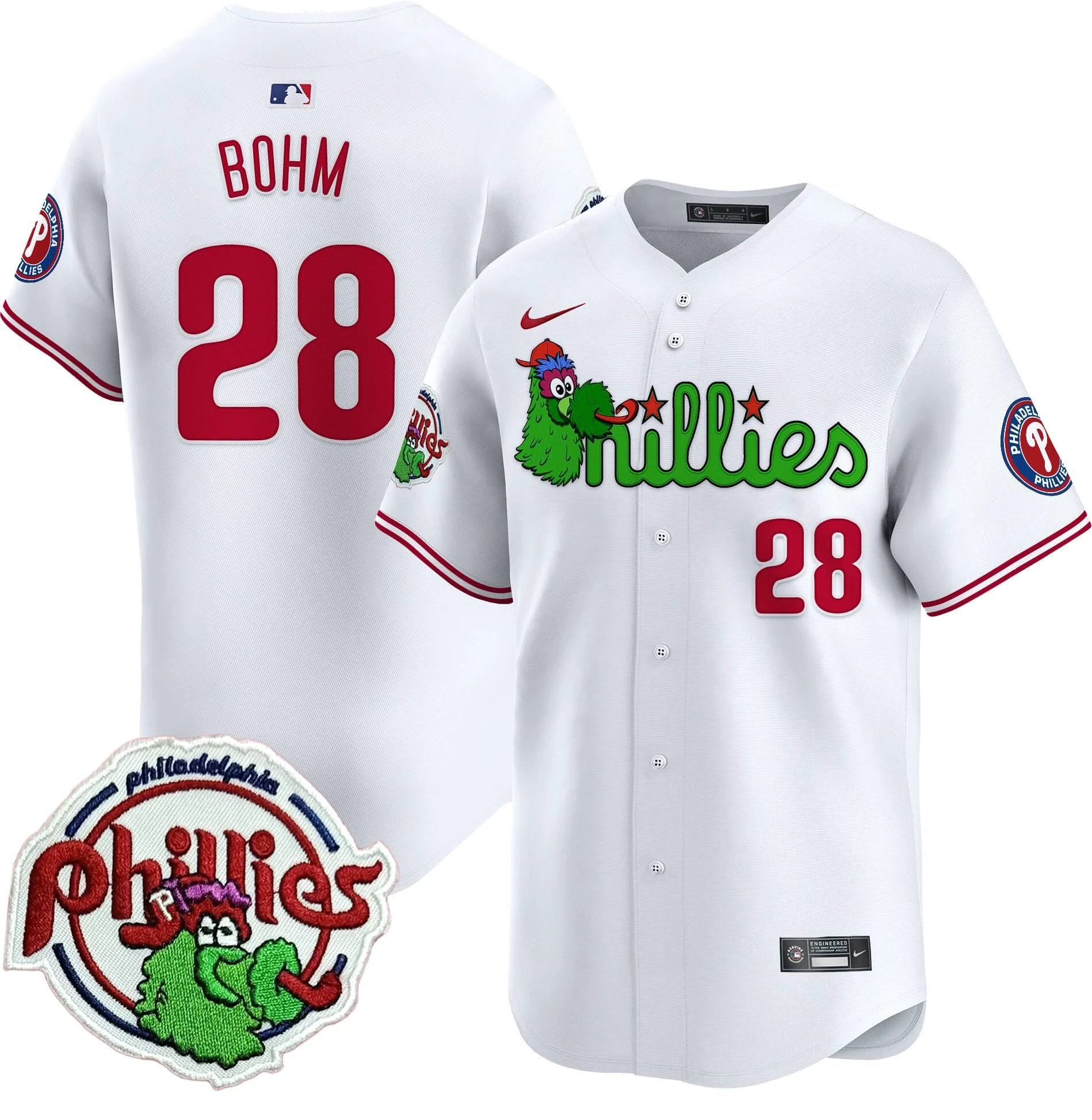 PP Phanatic Patch Vapor Premier Limited Jersey V3 - All Stitched by Philadelphia Phillies