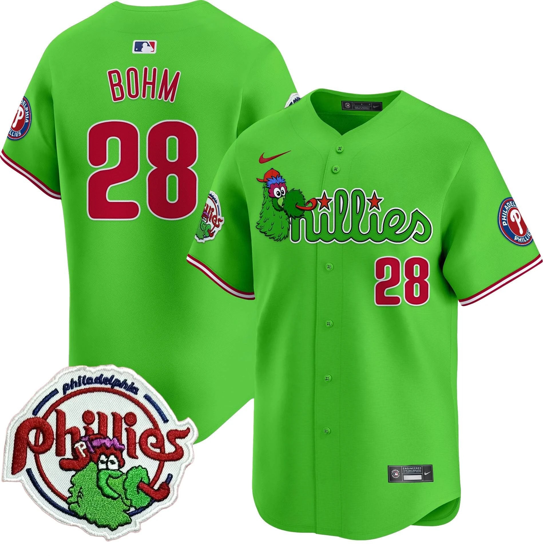 PP Phanatic Patch Vapor Premier Limited Jersey V3 - All Stitched by Philadelphia Phillies