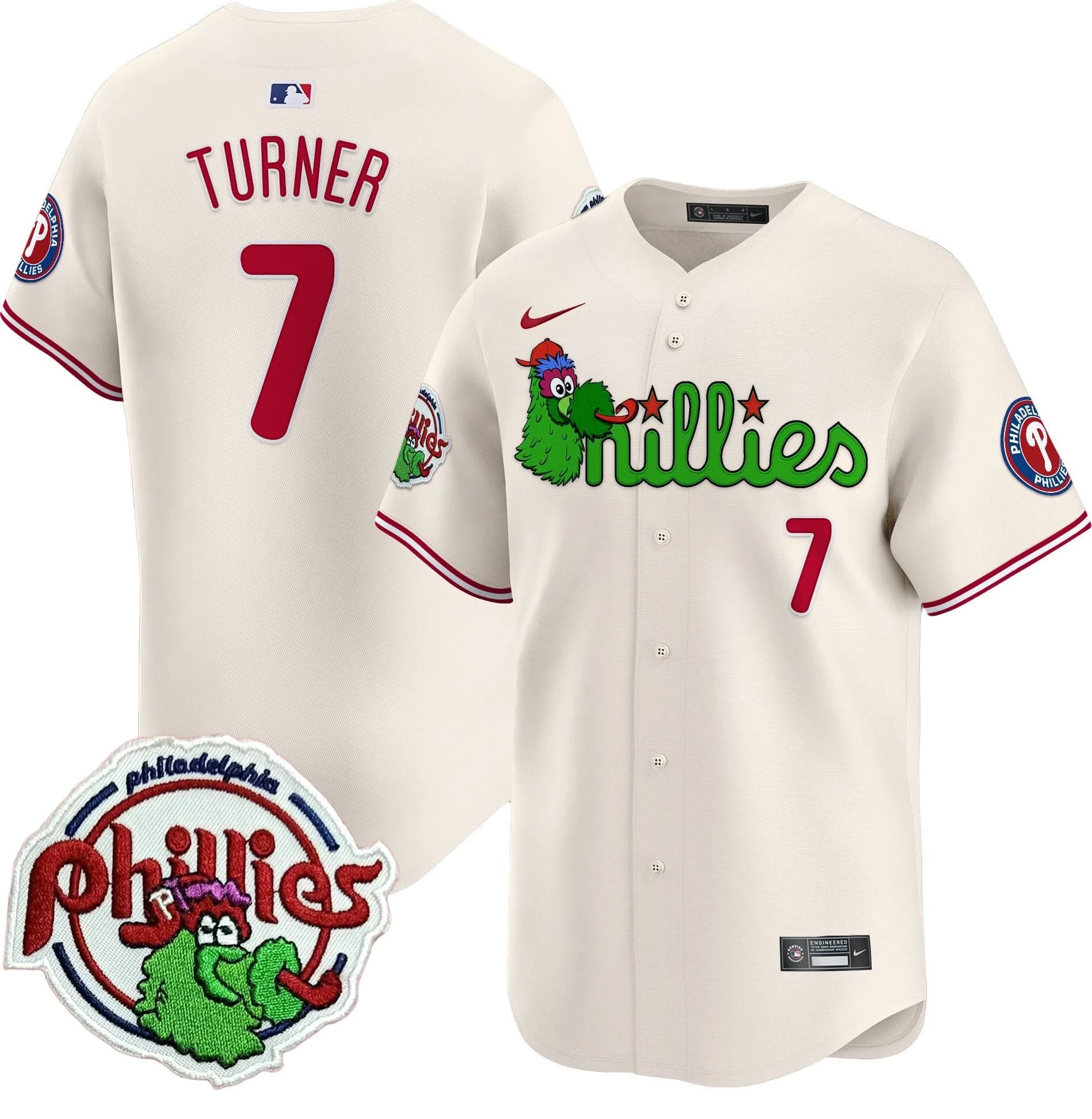 PP Phanatic Patch Vapor Premier Limited Jersey V3 - All Stitched by Philadelphia Phillies
