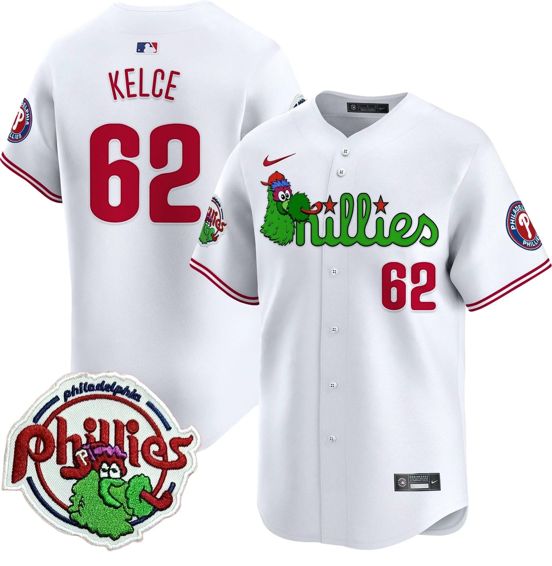 PP Phanatic Patch Vapor Premier Limited Jersey V3 - All Stitched by Philadelphia Phillies