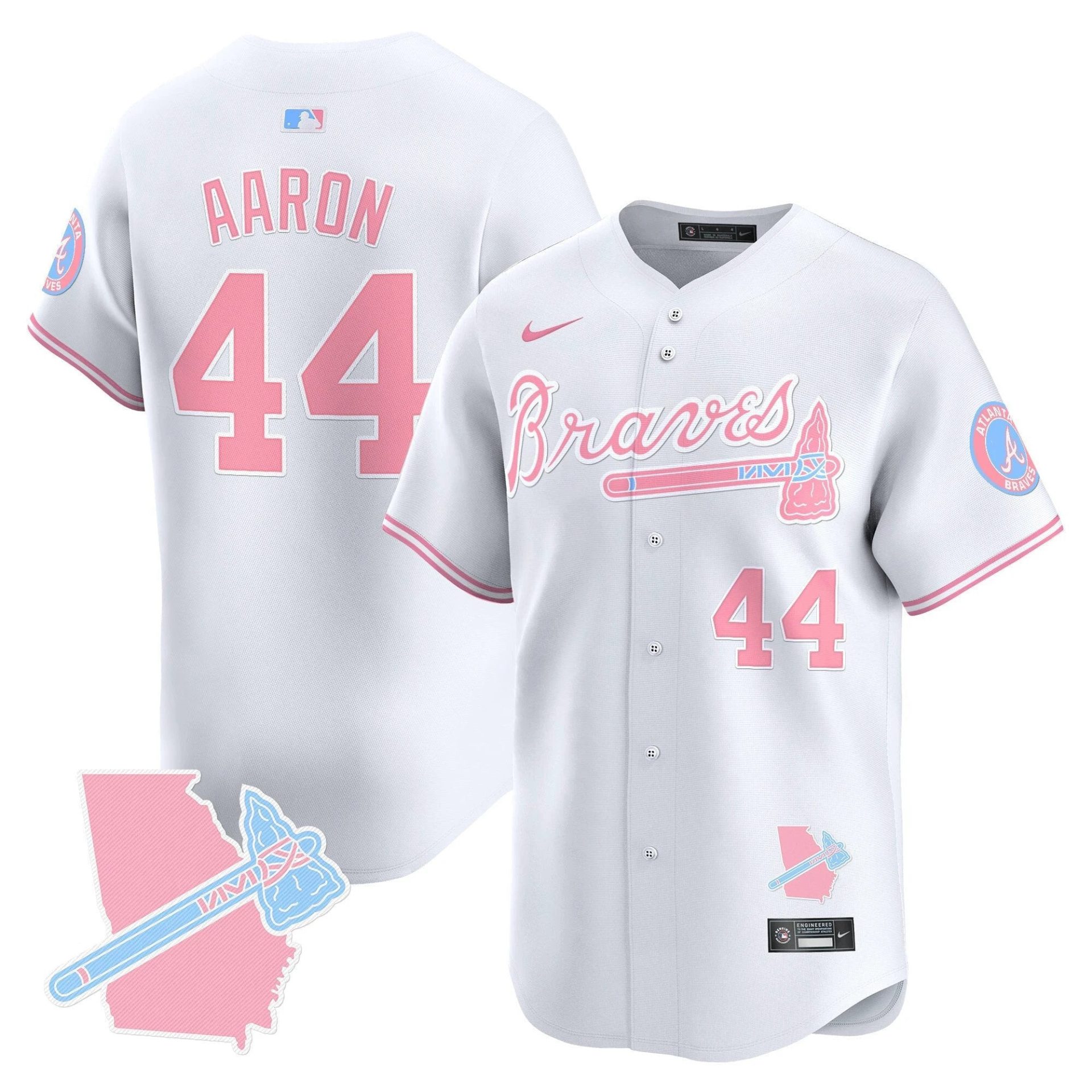 Unisex ATL Bubblegum Pink Vapor Premier Limited Jersey - All Stitched by Digigearus