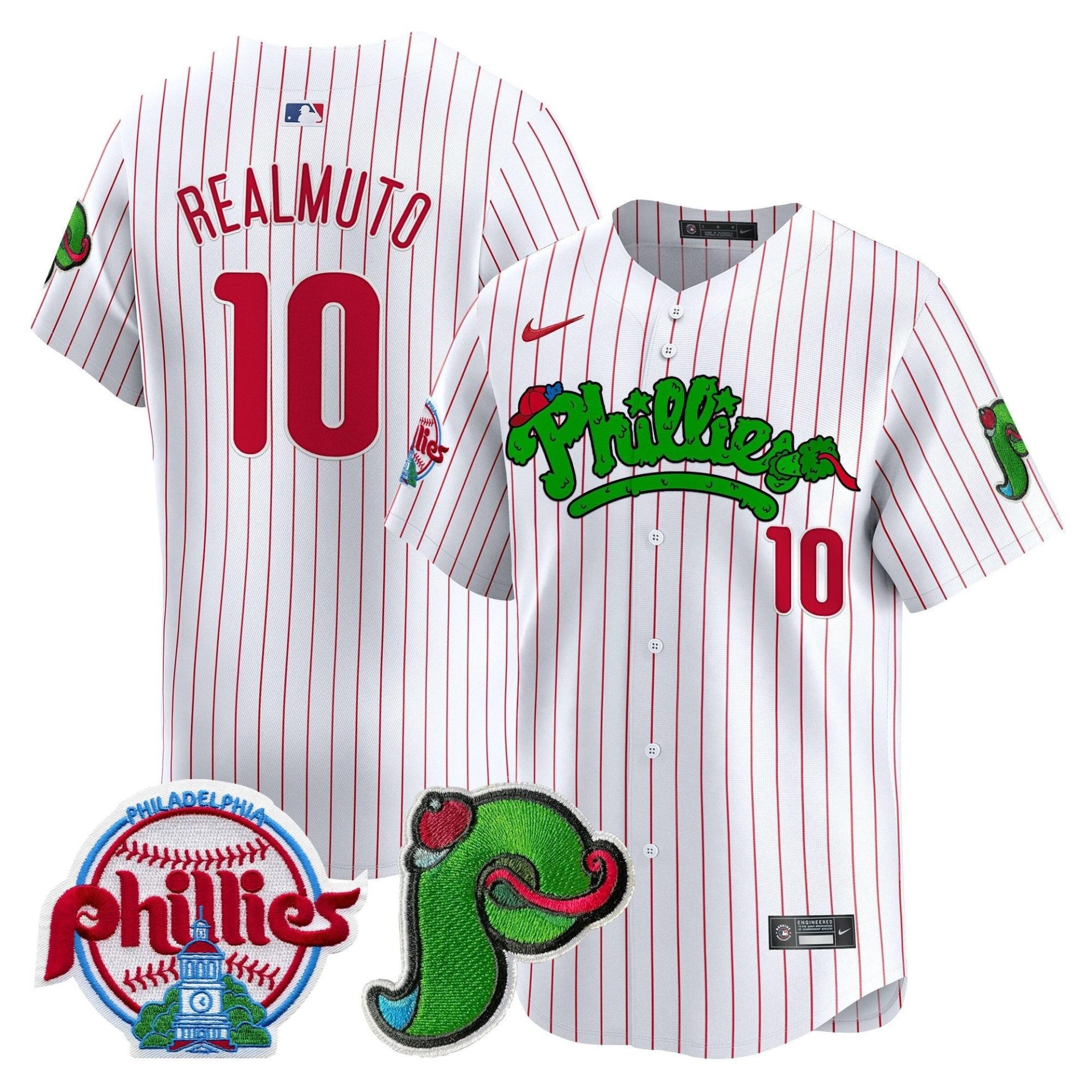 Phillies Phanatic Patch Vapor Premier Limited Jersey V4 - All Stitched by Digigearus