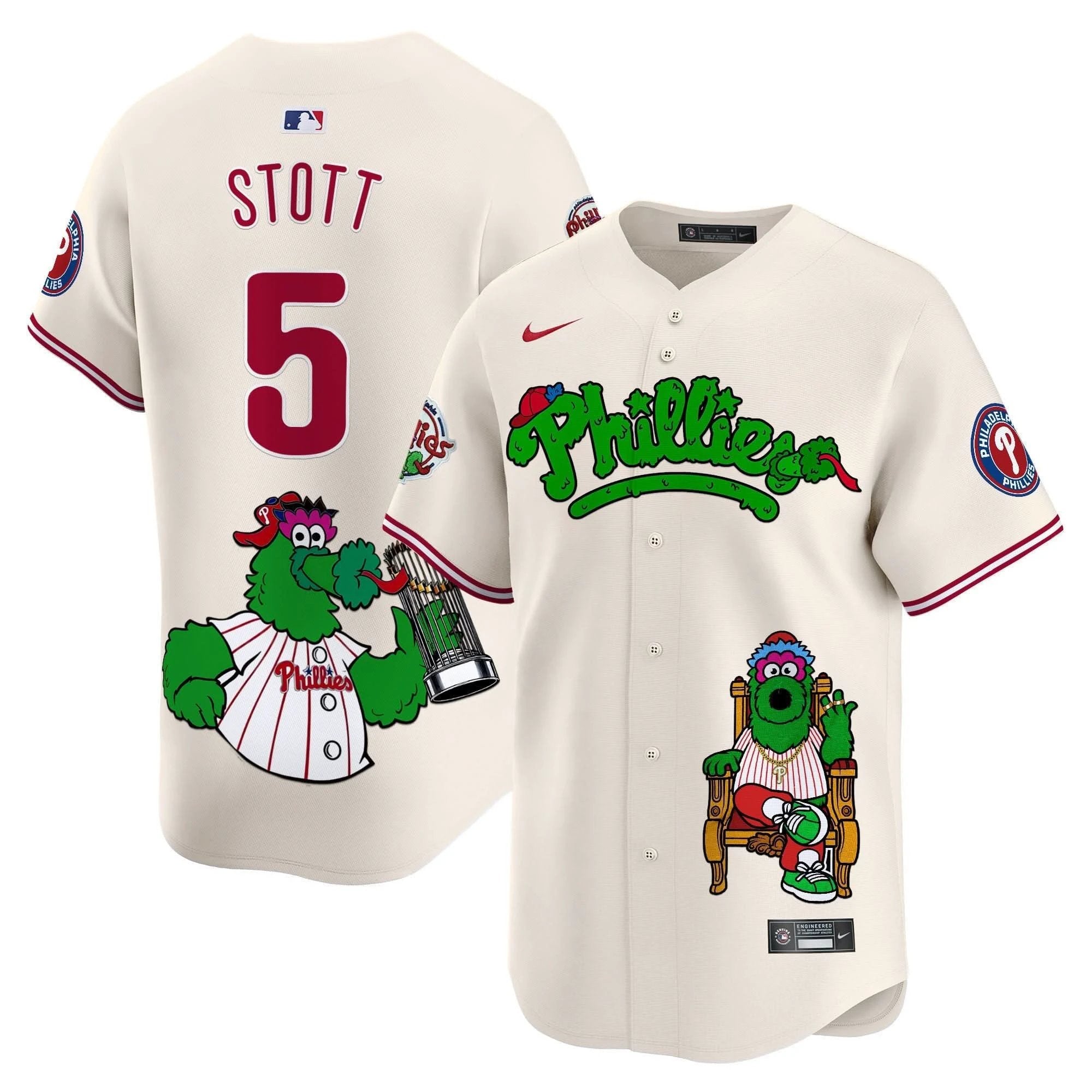 PP Phanatic Vapor Premier Limited Jersey - Printed by Philadelphia Phillies