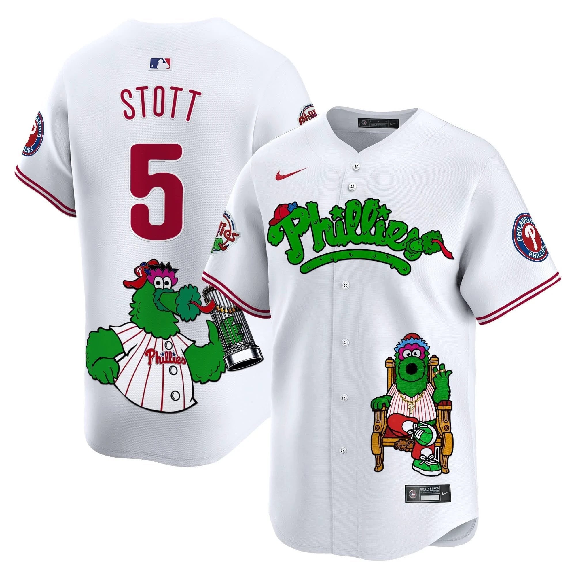 PP Phanatic Vapor Premier Limited Jersey - Printed by Philadelphia Phillies