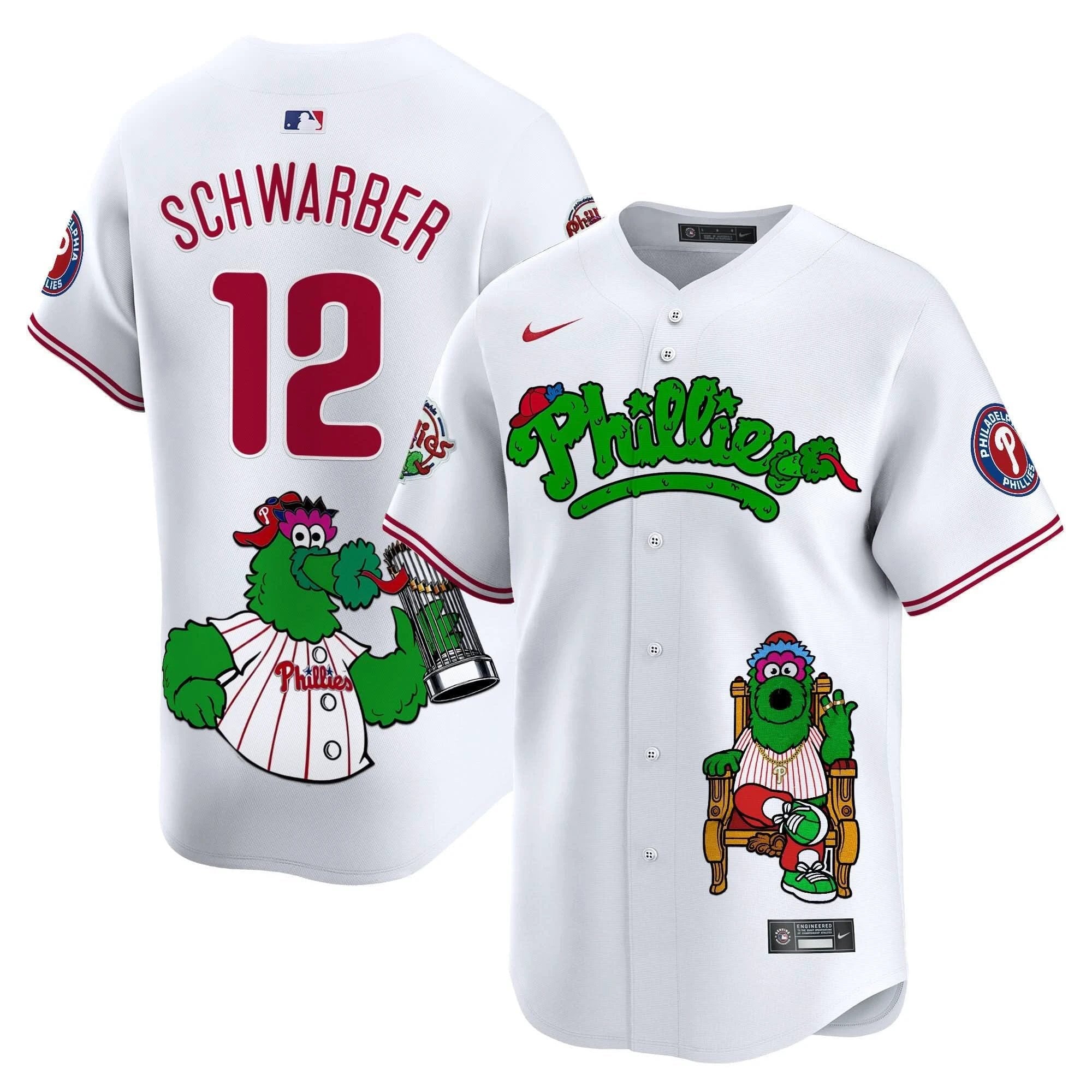 PP Phanatic Vapor Premier Limited Jersey - Printed by Philadelphia Phillies