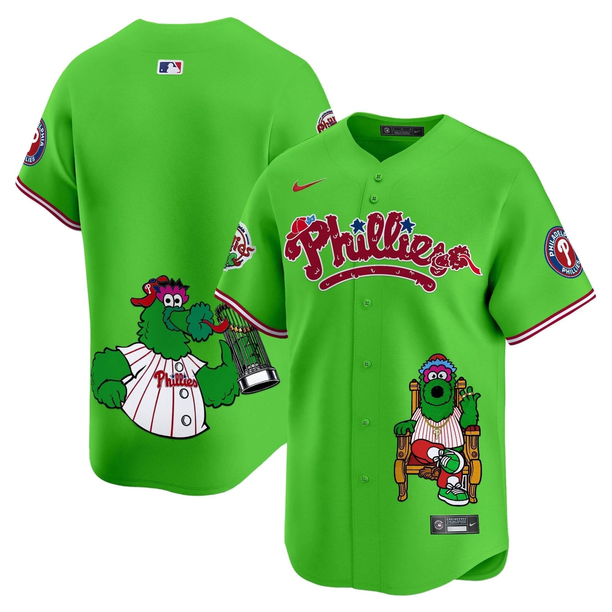 PP Phanatic Vapor Premier Limited Jersey - Printed by Philadelphia Phillies