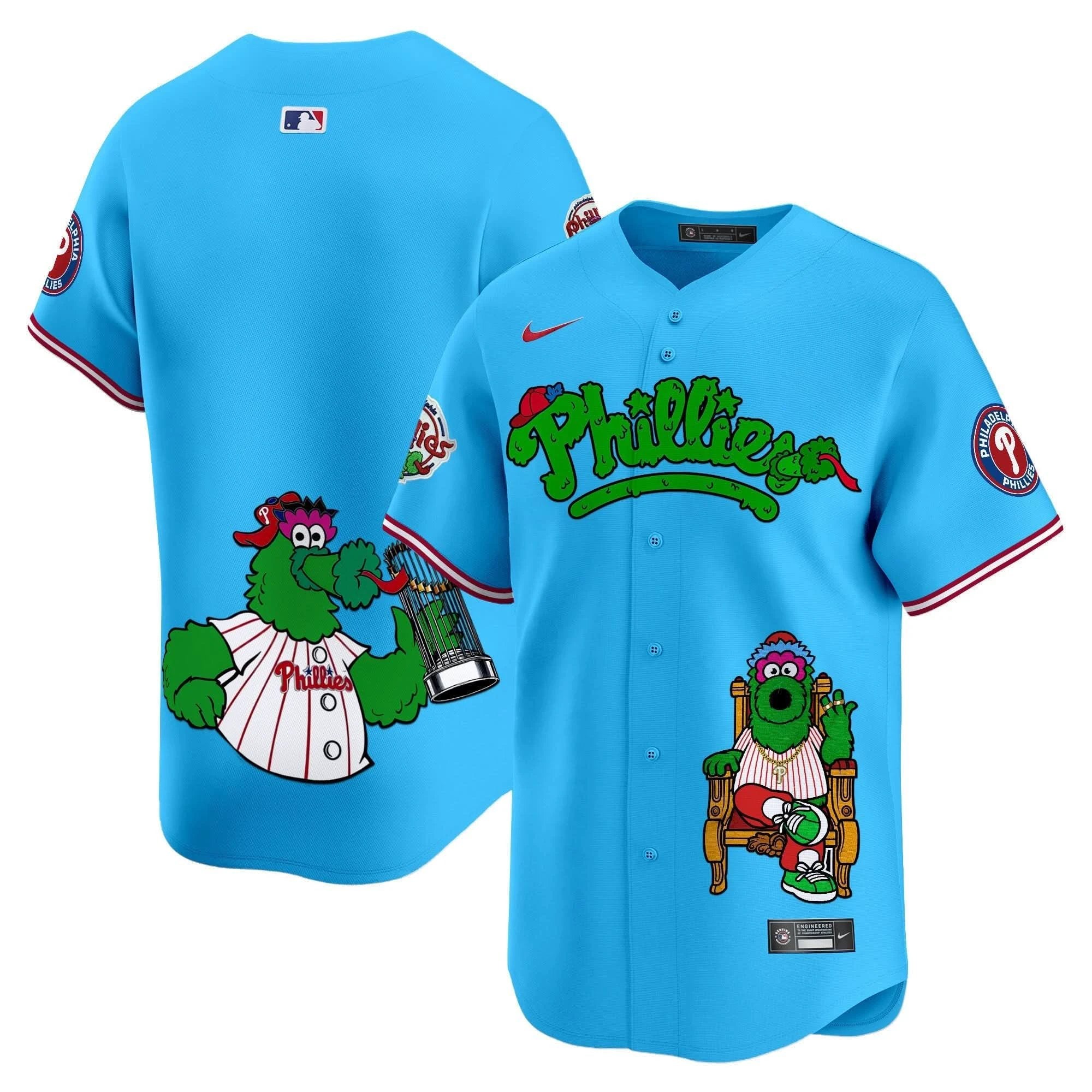 PP Phanatic Vapor Premier Limited Jersey - Printed by Philadelphia Phillies