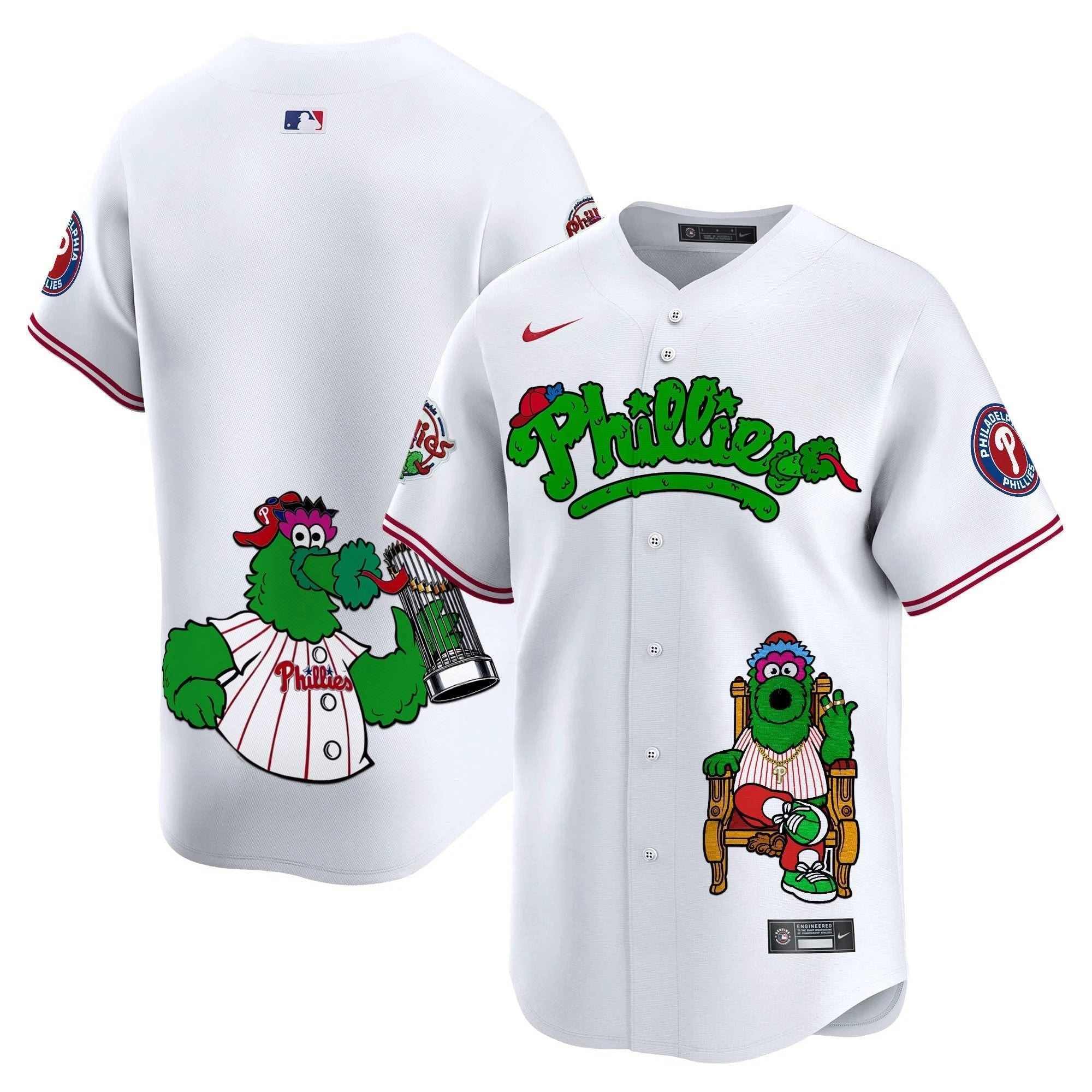 PP Phanatic Vapor Premier Limited Jersey - Printed by Philadelphia Phillies