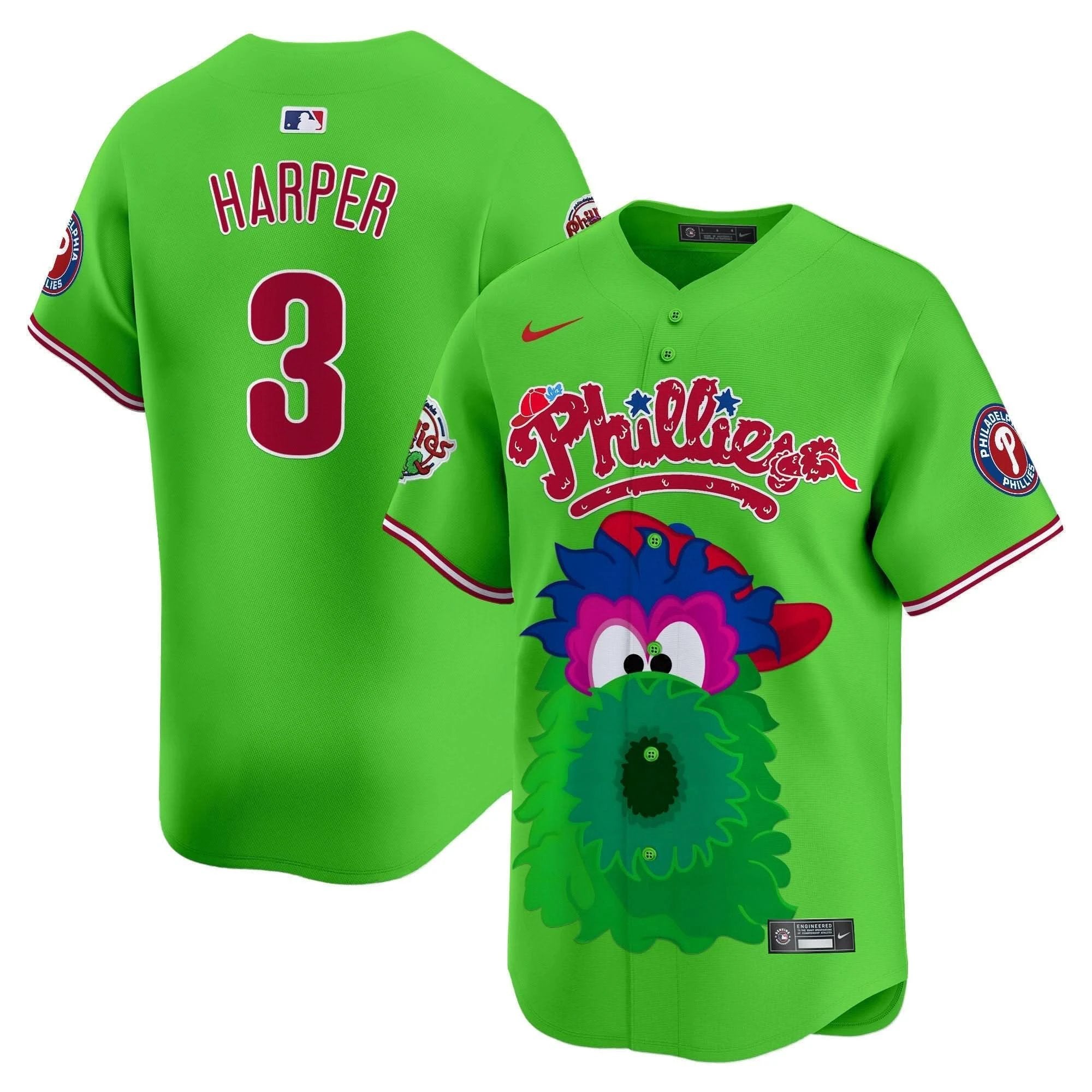 PP Phanatic Vapor Premier Limited Jersey V2- Printed by Philadelphia Phillies