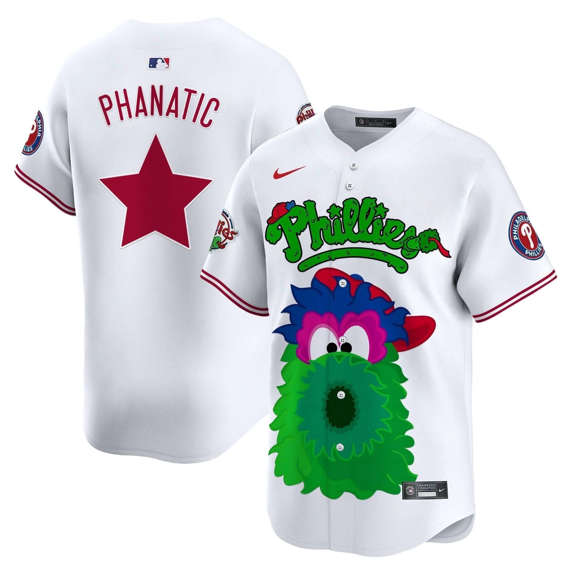 PP Phanatic Vapor Premier Limited Jersey V2- Printed by Philadelphia Phillies