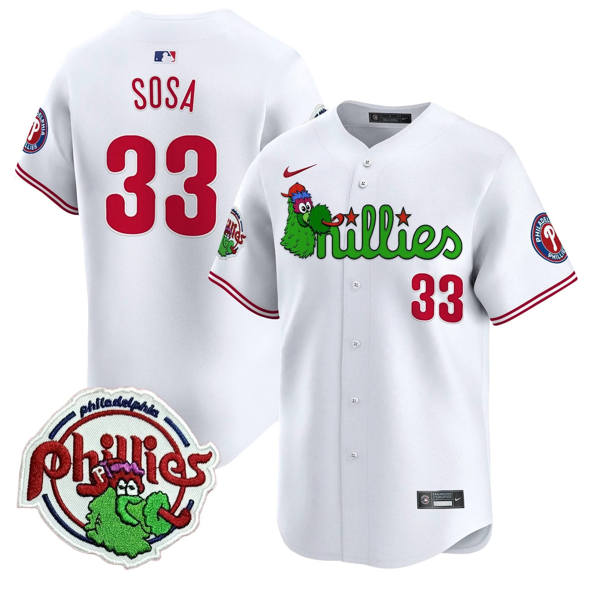 PP Phanatic Patch Vapor Premier Limited Jersey V3 - All Stitched by Philadelphia Phillies