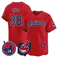 Cleveland Indians Larry Doby Patch Vapor Premier Limited Jersey - All Stitched by Digigearus