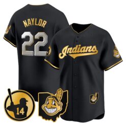 Cleveland Indians Larry Doby Patch Vapor Premier Limited Jersey - All Stitched by Digigearus