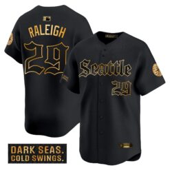 SEA 'Deep Sea Gothic Edition' Gold Vapor Premier Limited Jersey - All Stitched by Magicgearus