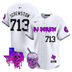 Astros DJ Screw Vapor Premier Limited Jersey - All Stitched by Houston Astros