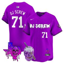Astros DJ Screw Vapor Premier Limited Jersey - All Stitched by Houston Astros