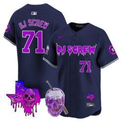 Astros DJ Screw Vapor Premier Limited Jersey - All Stitched by Houston Astros