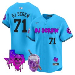 Astros DJ Screw Vapor Premier Limited Jersey - All Stitched by Houston Astros